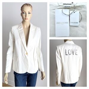 Zadig & Voltaire Victor Strass Love Blazer